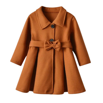 kinare Stylish Belted Coat for Girls