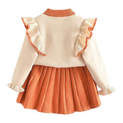 kinare Winter Toddler Outfit with Skirt
