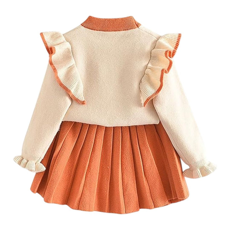 kinare Winter Toddler Outfit with Skirt